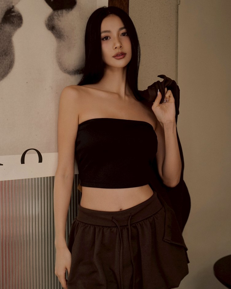 輕柔斜紋磨毛平口BRA TOP