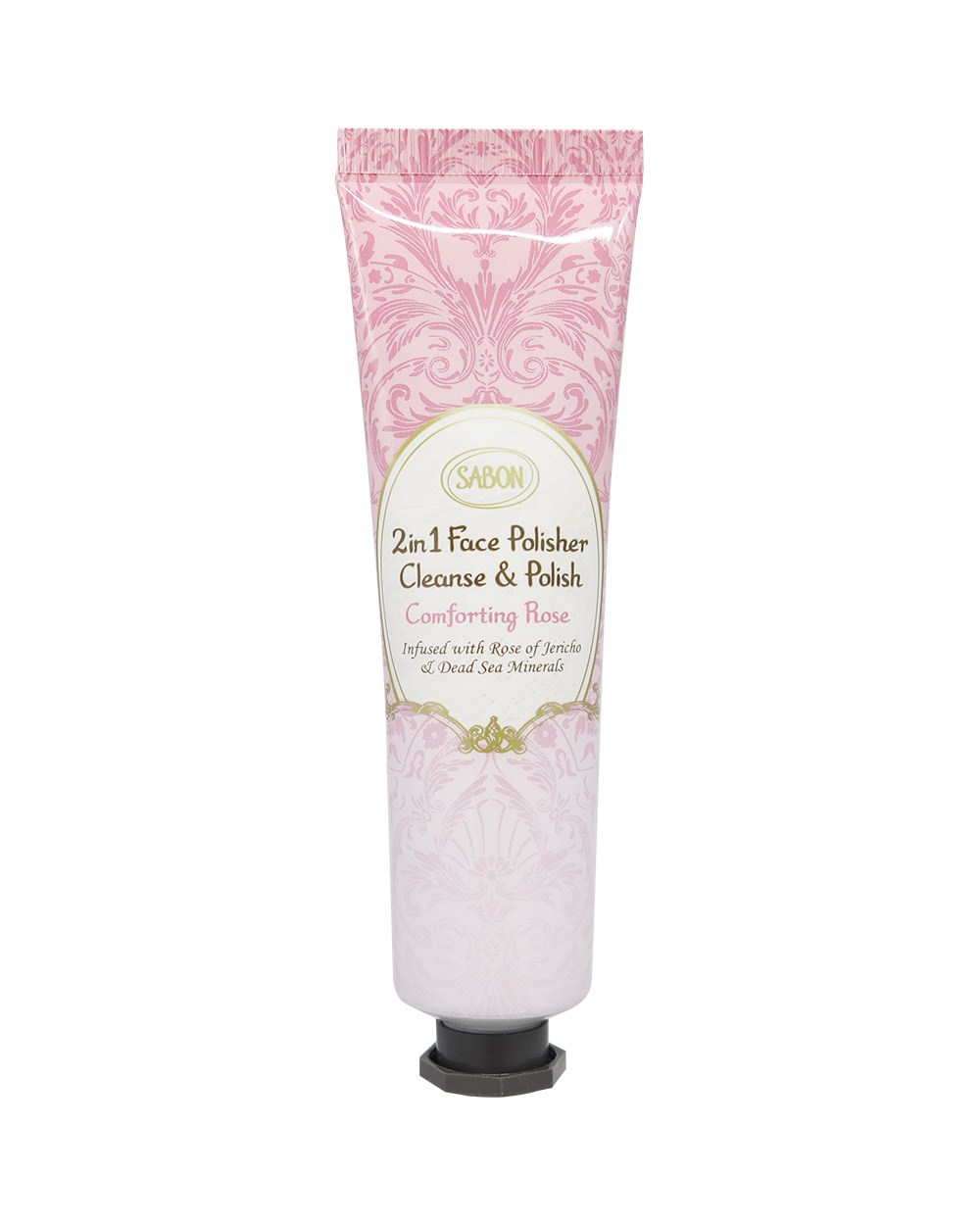 SABON 二合一臉部純淨磨砂膏(條裝)-珍萃玫瑰(60ml)(專櫃公司貨)
