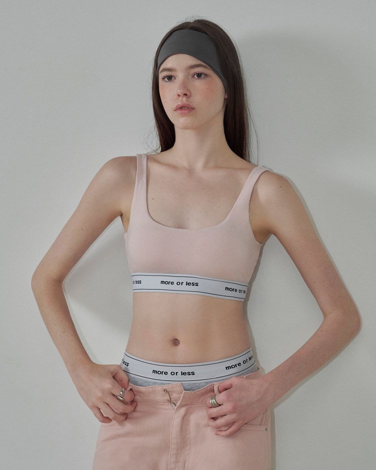 MORE REAL織帶美背U領BRA TOP