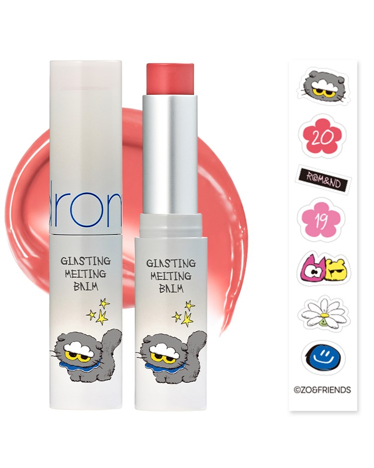 rom&nd X ZO&FRIENDS 果凍唇膏(含貼紙)