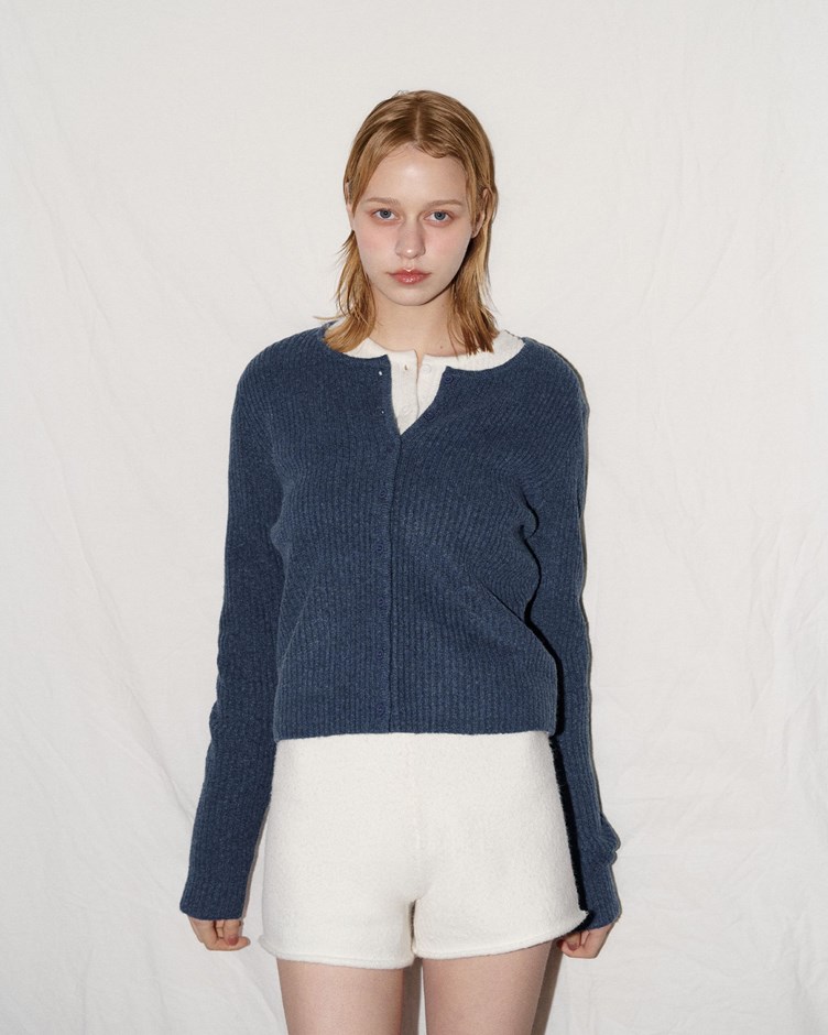 親膚暖絨羊毛針織外套