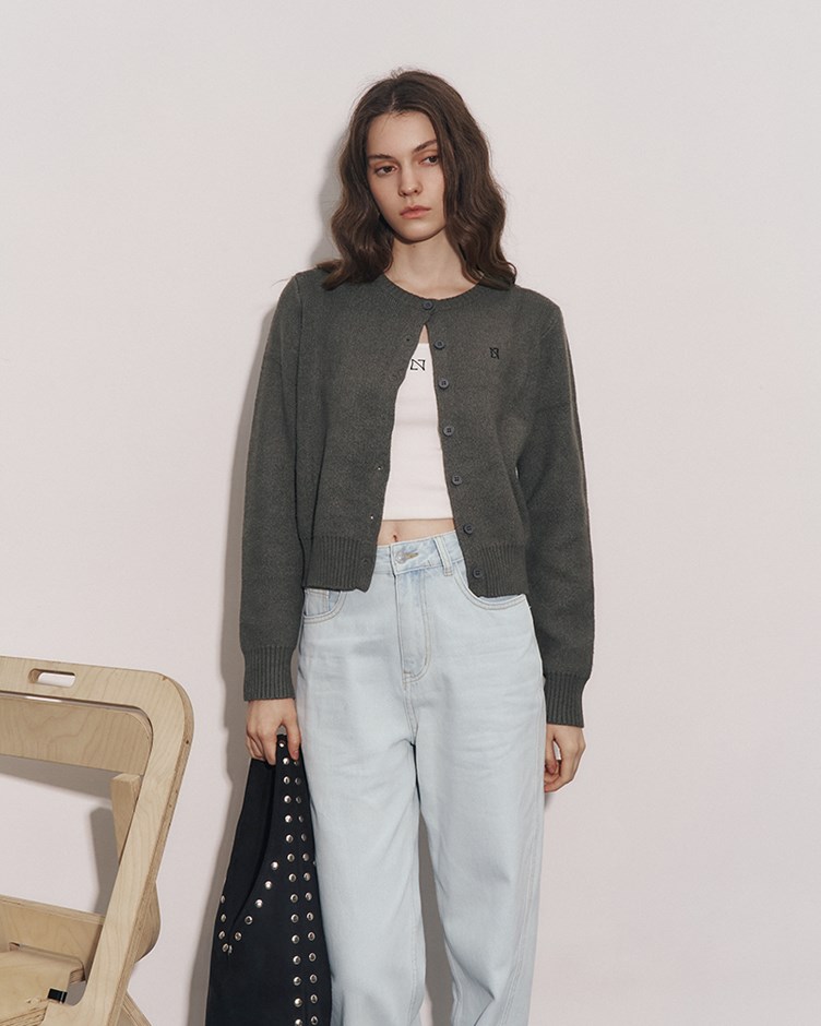 重磅圓領排釦外罩(ME.)