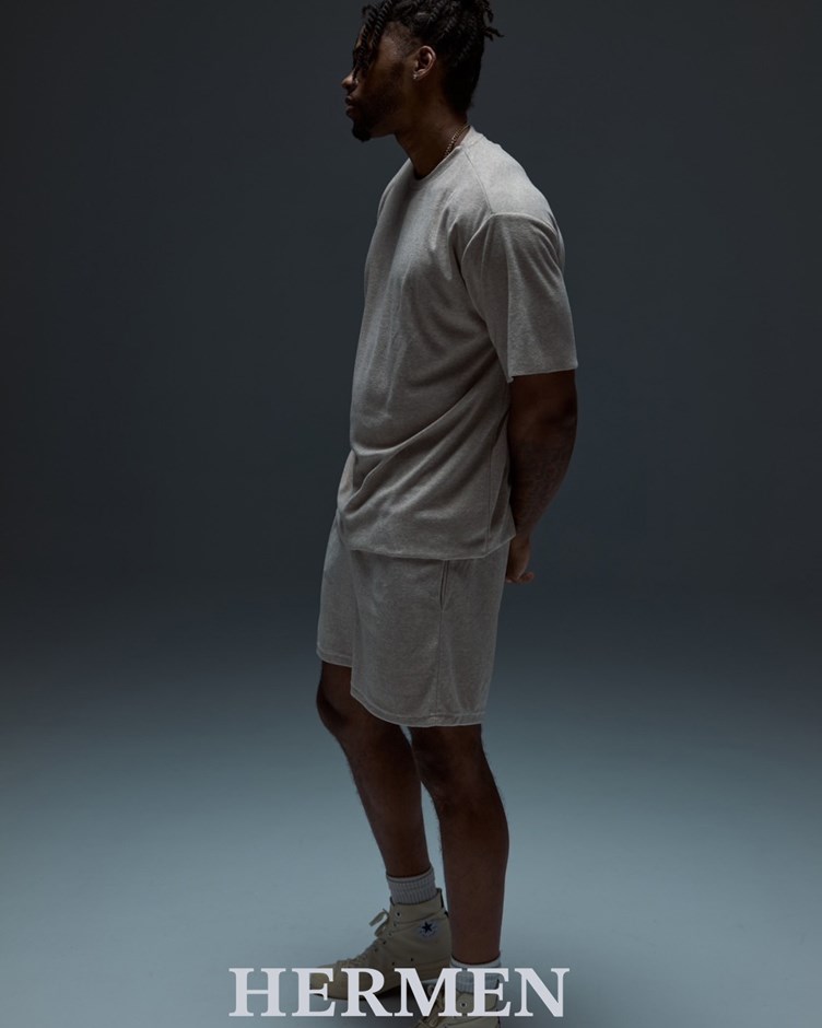 Drawstring Terry Sweatshorts