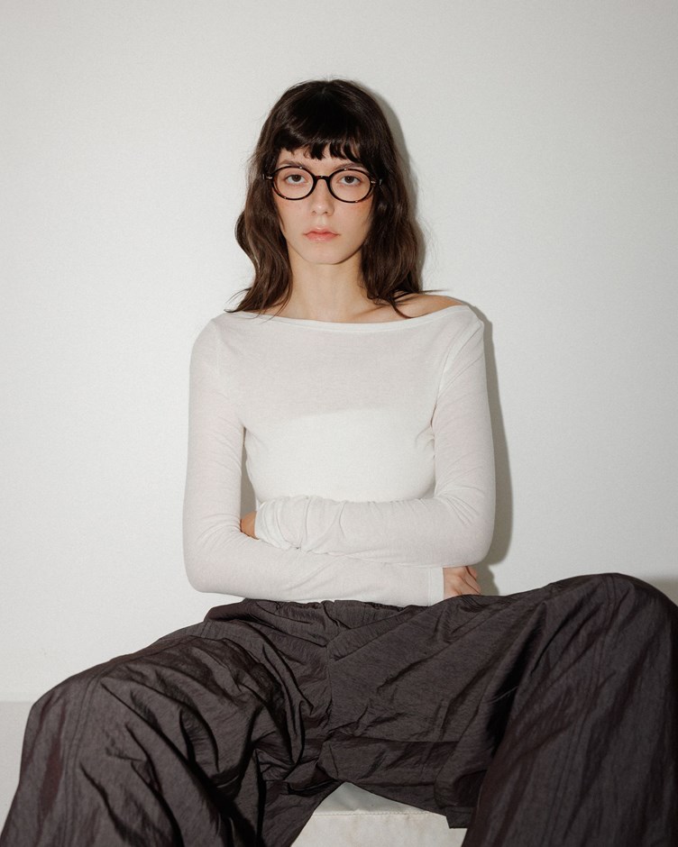 柔彈萊賽爾亞麻坑紋上衣