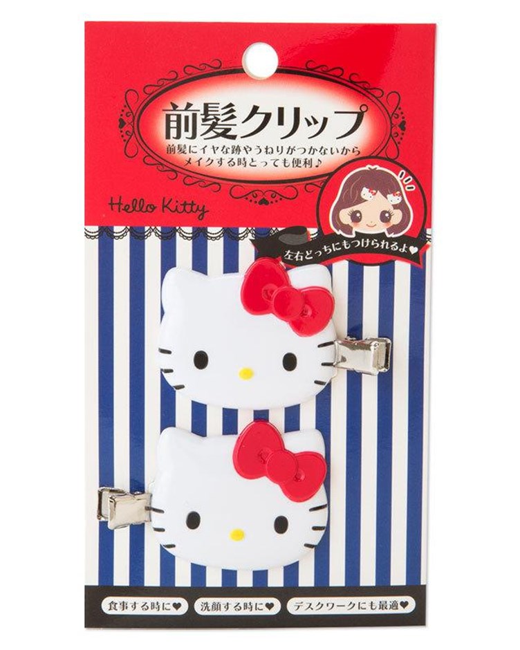 Sanrio 三麗鷗造型髮夾 (Hello Kitty 紅色)