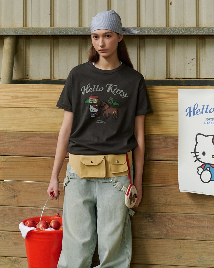 HELLO KITTY馬場印花TEE