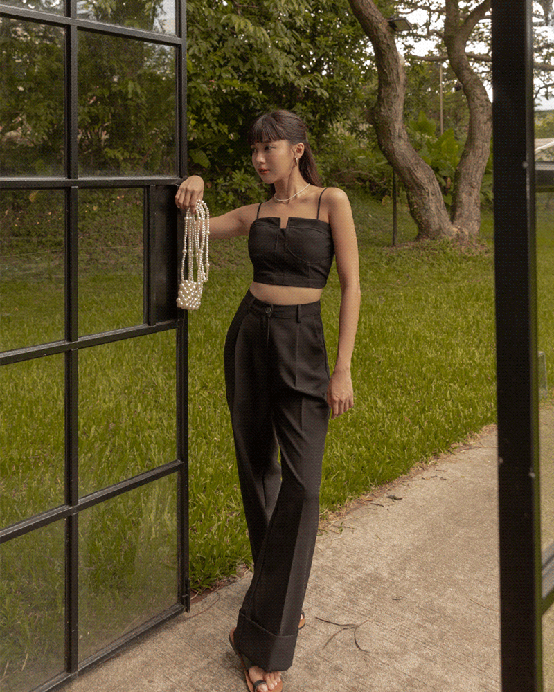 造型西裝平口背心