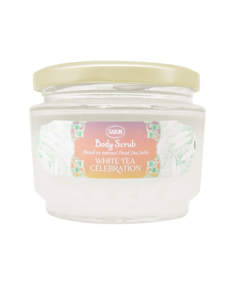 SABON 白茶身體磨砂膏 春光限定版(320g)(專櫃公司貨)