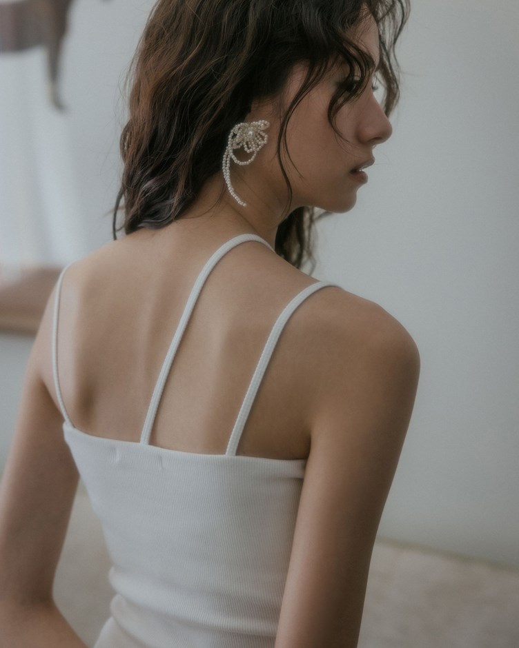 PROJECT.M 不對稱肩帶造型BRA TOP