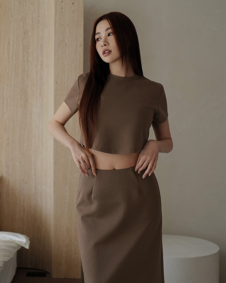 冰肌圓弧短TEE