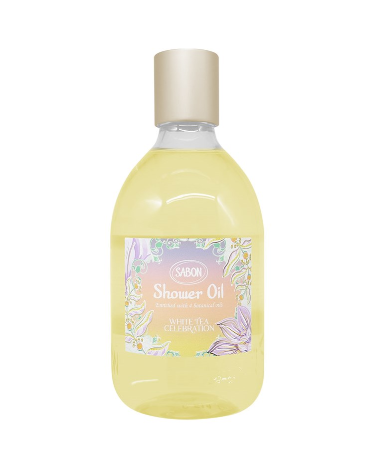 SABON 白茶沐浴油 春光限定版(300ml)(專櫃公司貨)