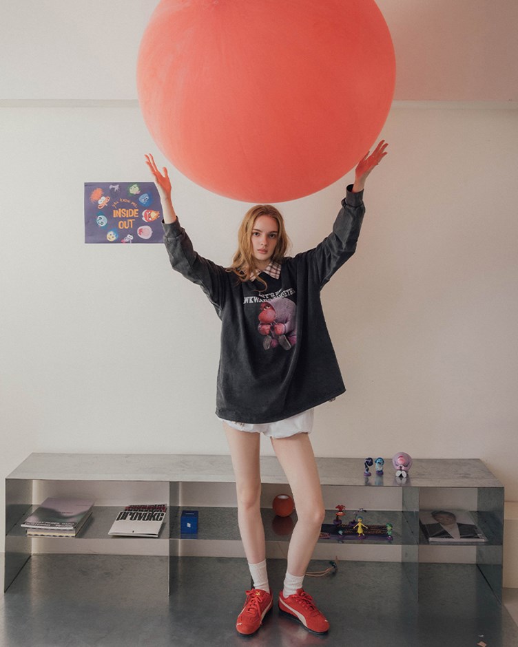 腦筋急轉彎水洗長袖圖TEE(Pixar系列)