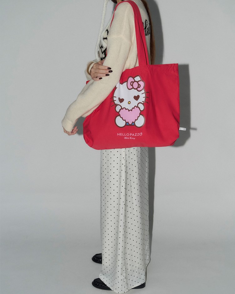 HELLO KITTY愛心造型托特包