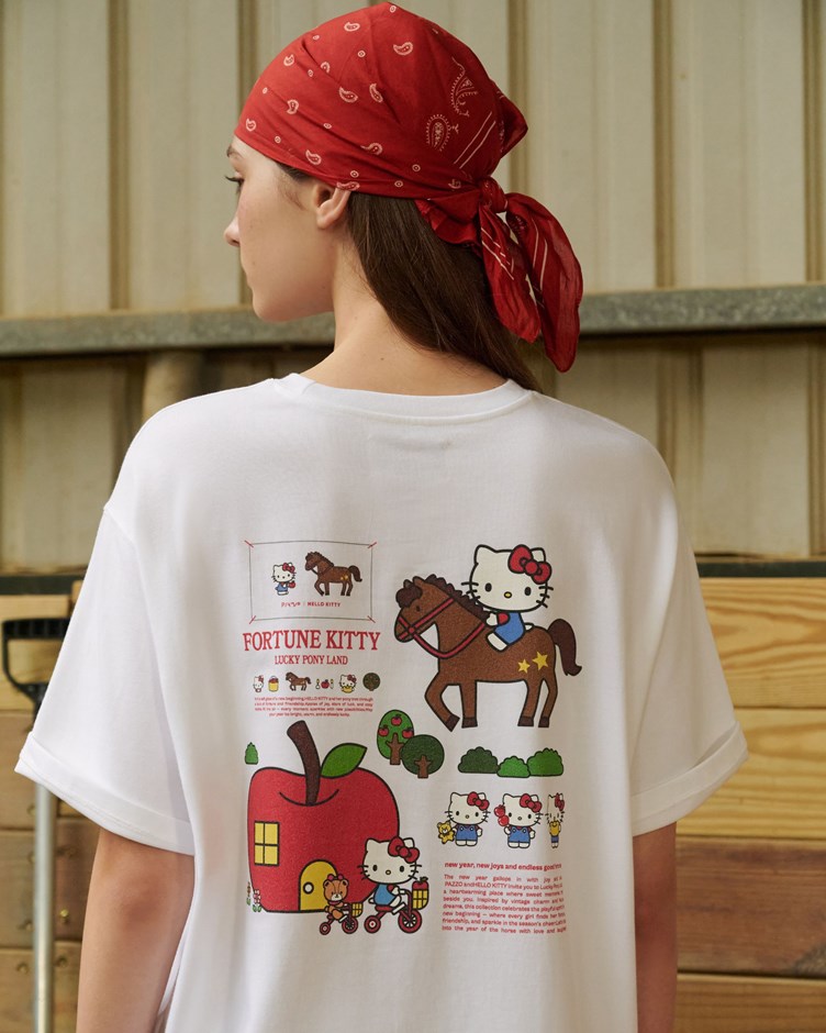 HELLO KITTY馬場故事寬鬆TEE