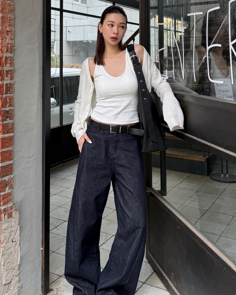 蕾絲拼接美背細肩BRA TOP背心