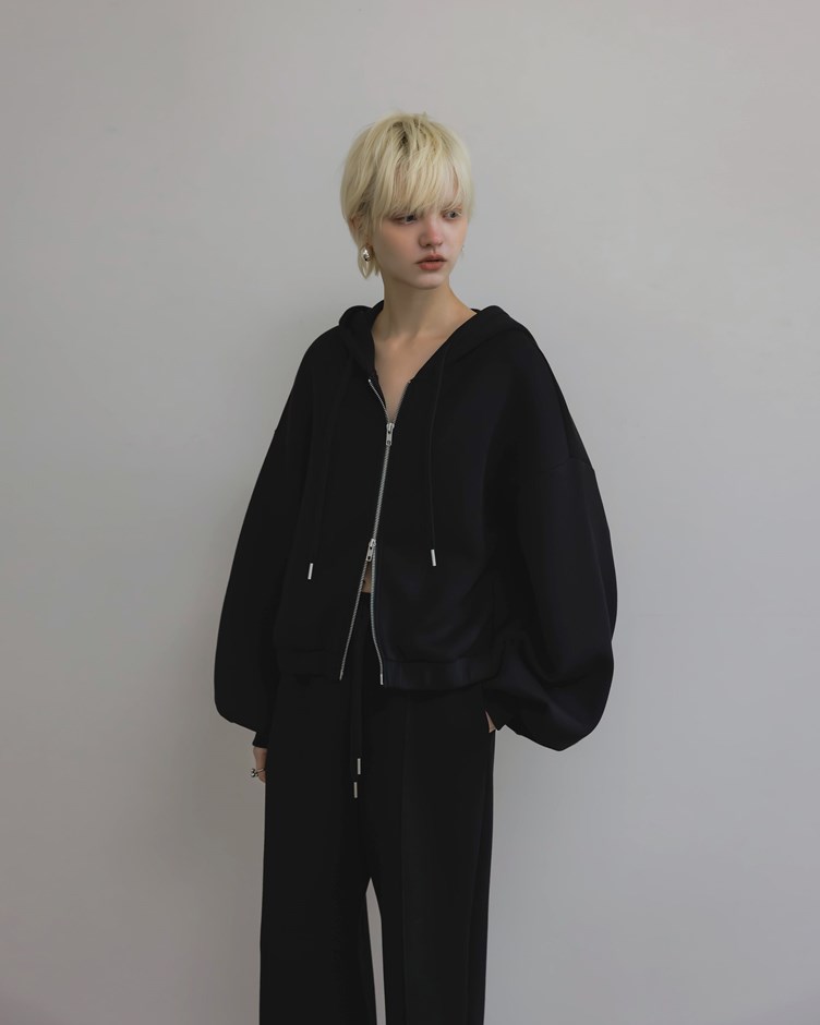 休閒Q彈抽繩連帽外套