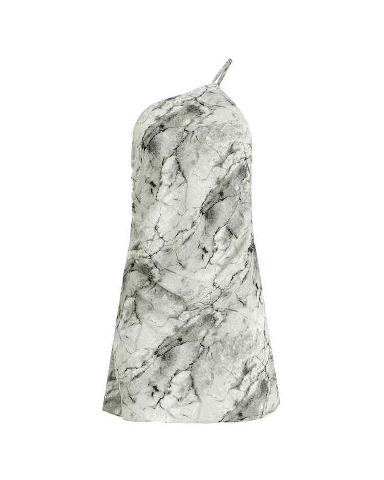 marble strapless top