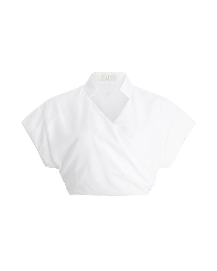 wrinkle-resistant cross top