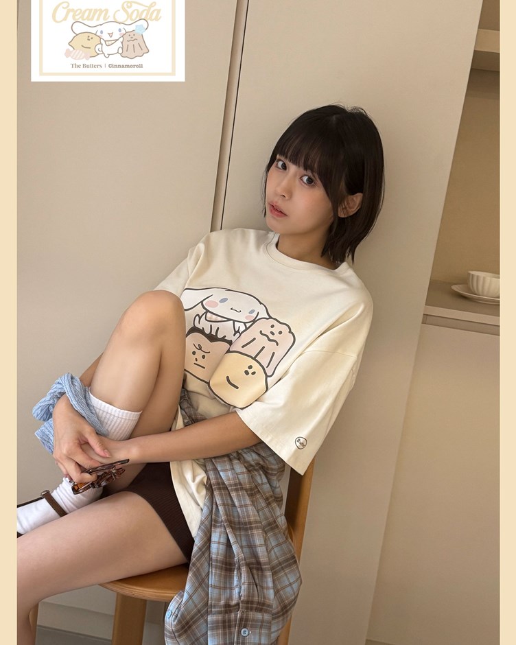 【奶油家族x大耳狗】新鮮好朋友印花T