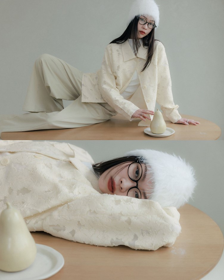 日系簍空感襯衫外套