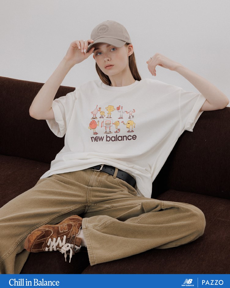 NEW BALANCE 圖案圓領TEE
