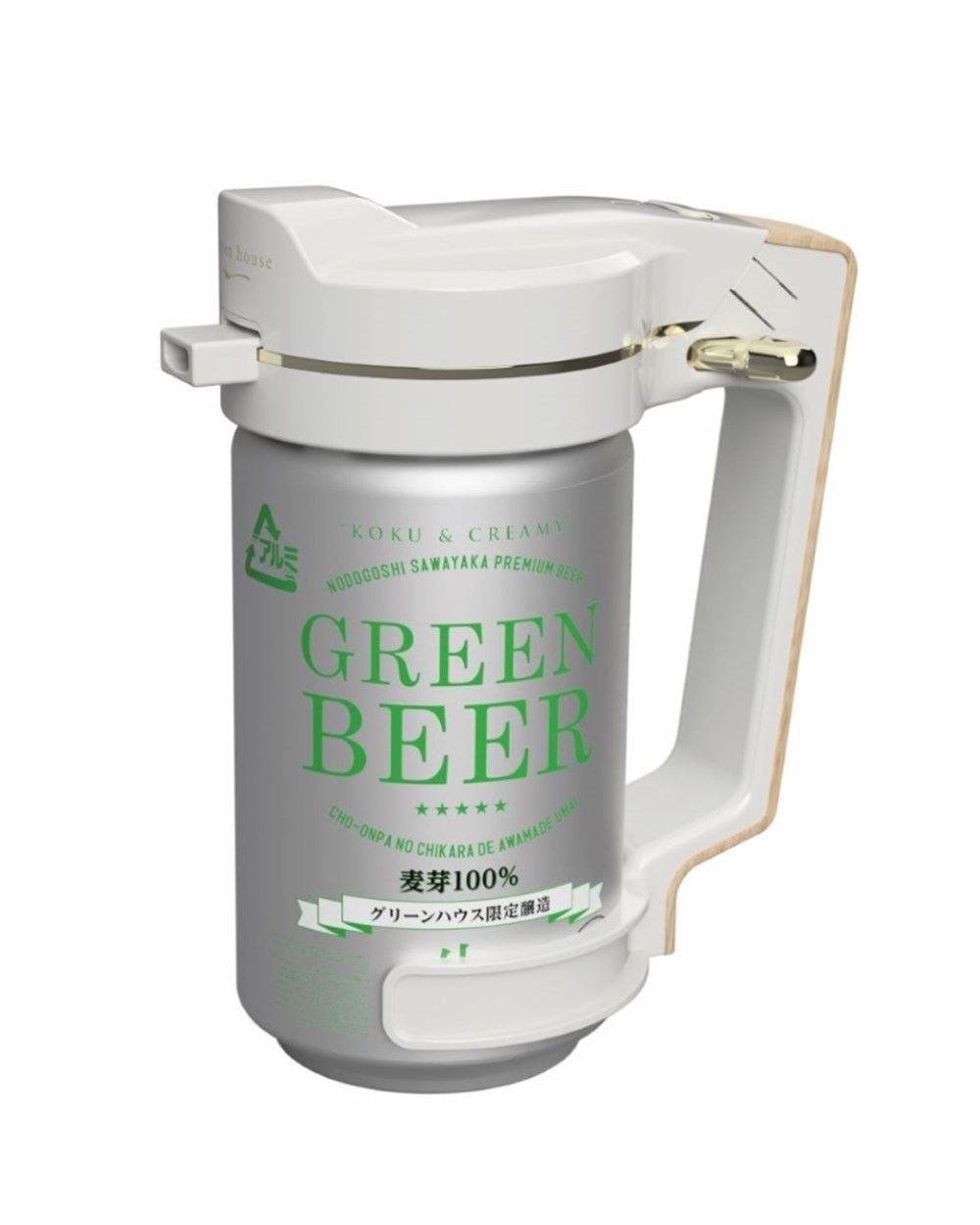 日本 GREEN HOUSE 4萬次極致音波啤酒金泡機 BEERN