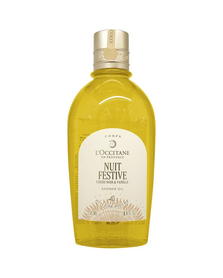 歐舒丹 夜光黑醋栗沐浴油(250ml)(專櫃公司貨)