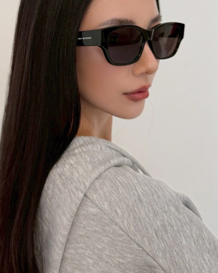 miyuki品牌經典方框墨鏡