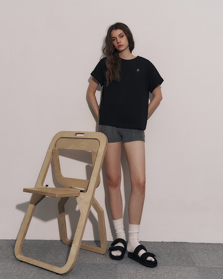 圓領挺版植絨TEE(ME.)