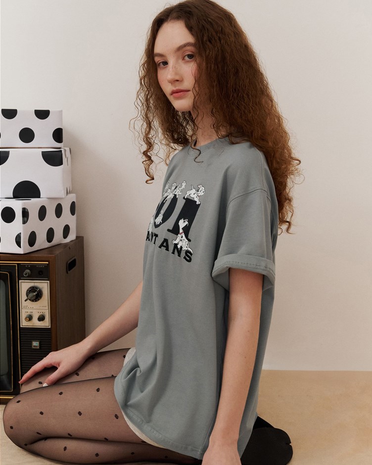 Disney 101忠狗系列logo寬鬆TEE