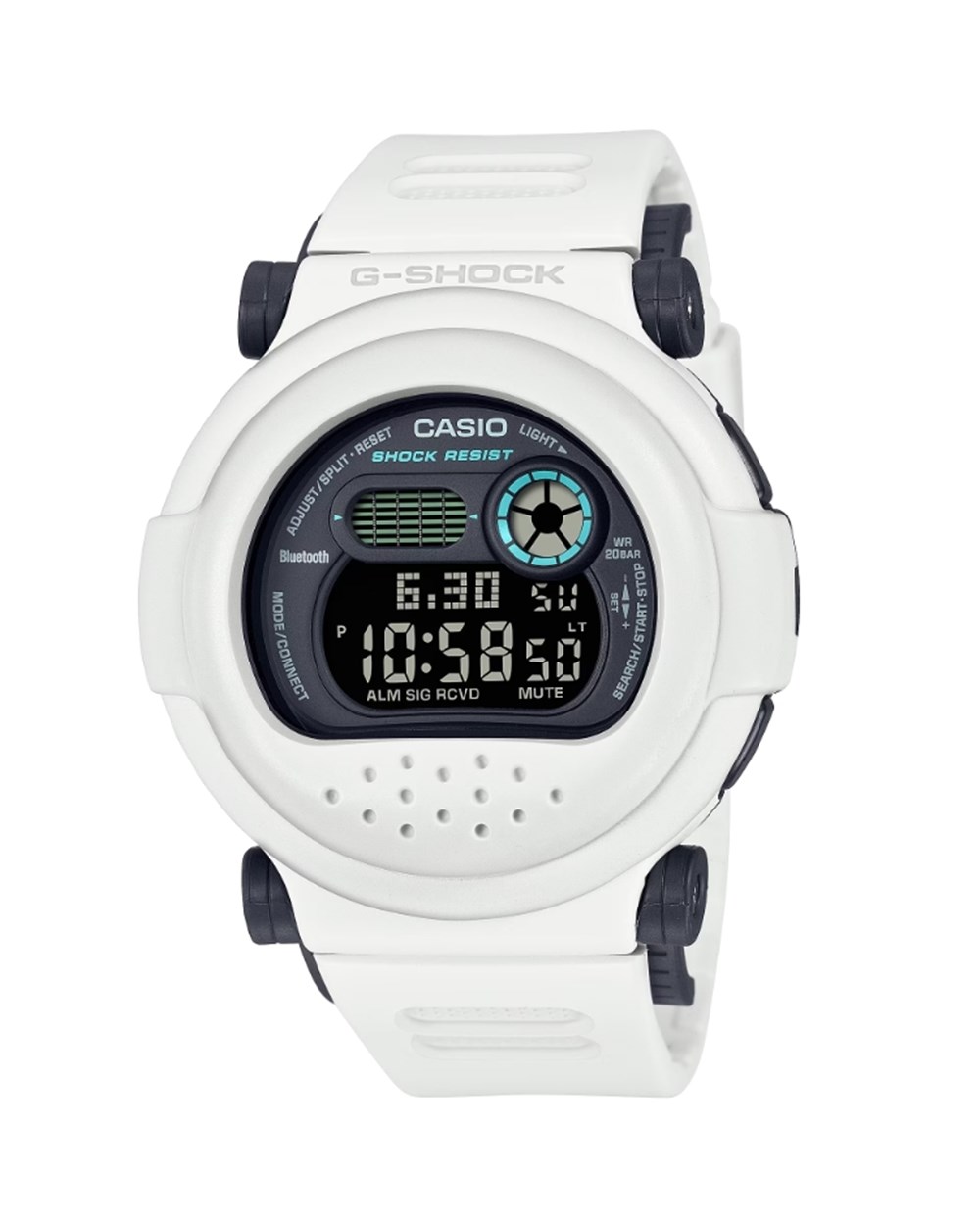 CASIO-G-SHOCK 穿越時空智慧藍芽白色膠囊結構_47mm ｜ UR LIVING