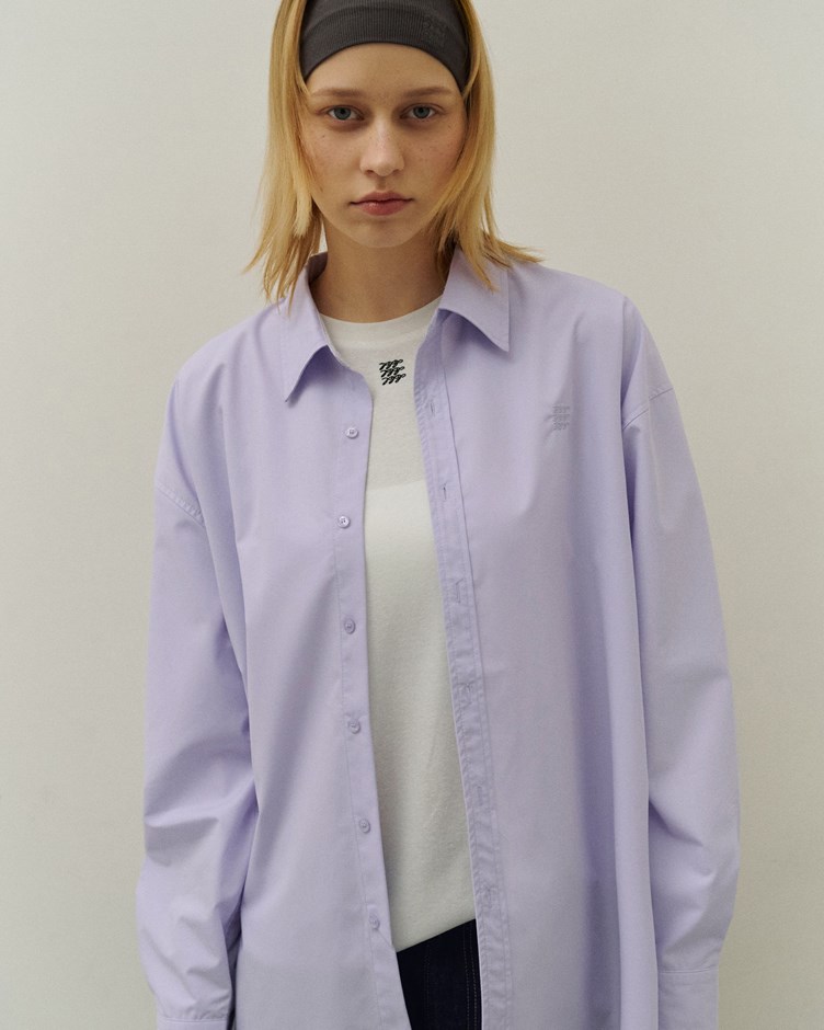 品牌LOGO刺繡輕量襯衫