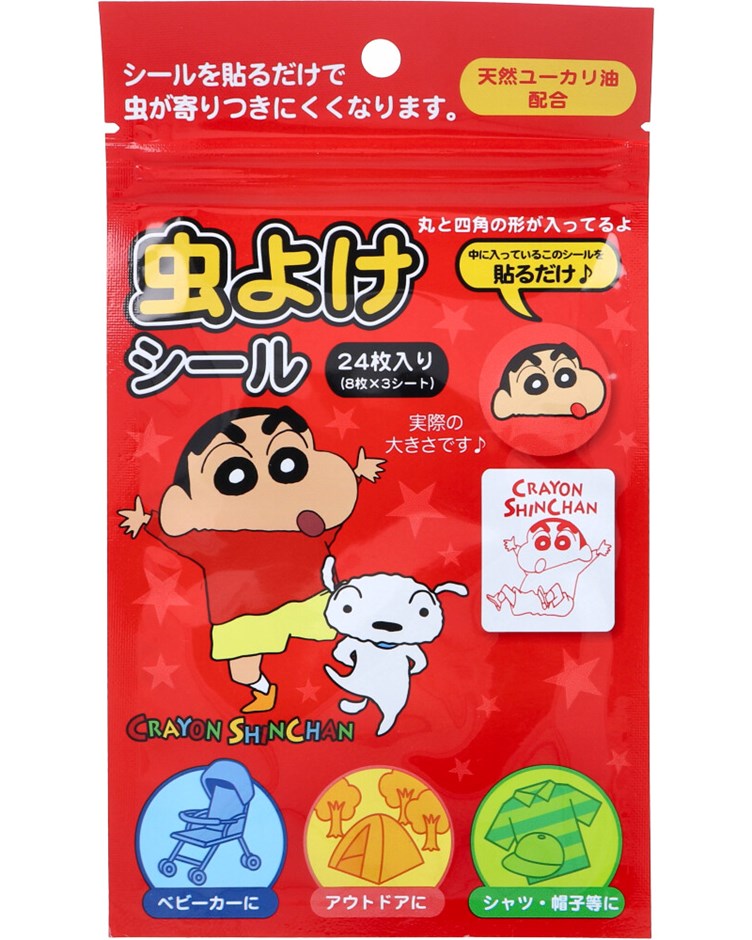 蠟筆小新防蚊貼24入