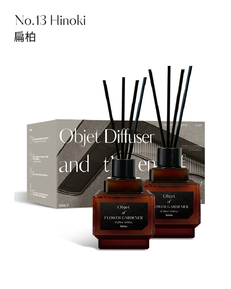 【hetras】首席調香師藝術擴香 2入組