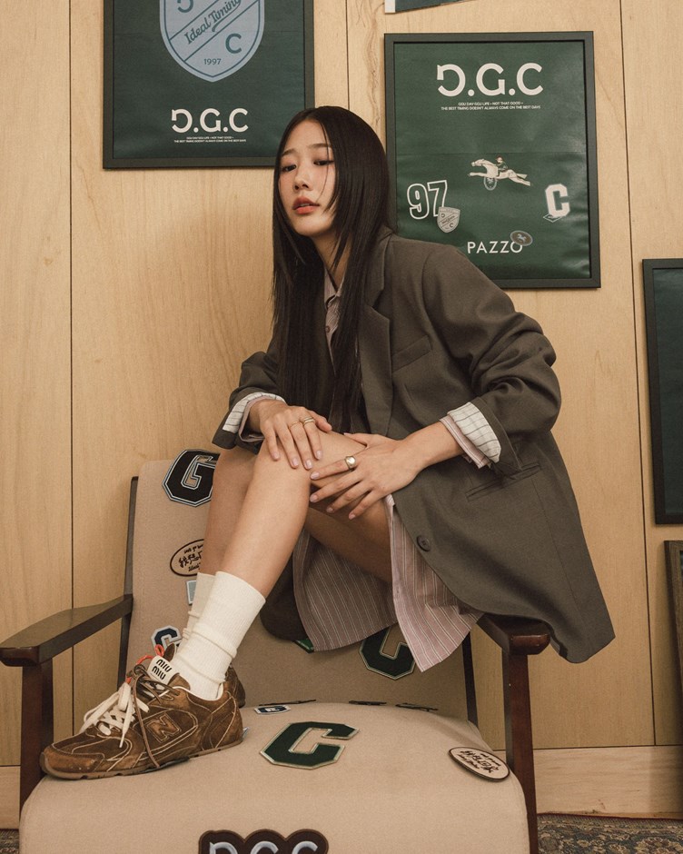 織紋挺版貼布繡西裝外套(金針菇&黃大謙聯名款)