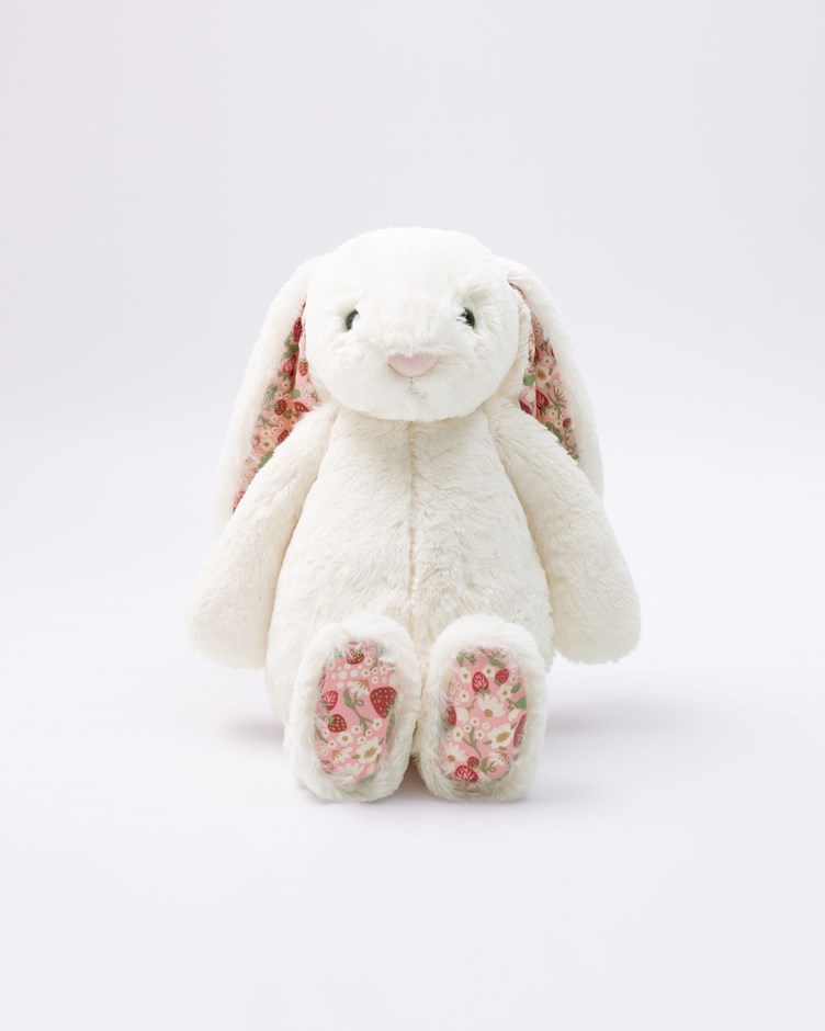 Jellycat-Blossom Cream Bunny ’Berry’ (medium) 碎花奶白兔子娃娃