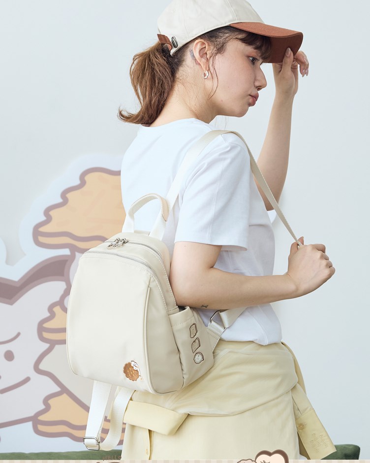 【Paidal】可露露吃餅乾防水布淑女後背包