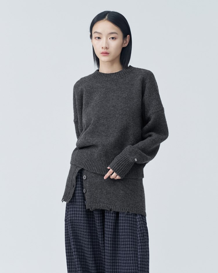 磨毛感兩件式毛衣