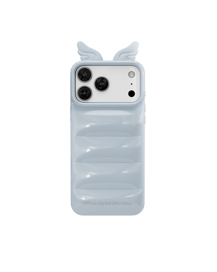 The Puffer 手機殼-BRATZ聯名款漆皮灰藍( iPhone 18 Pro Max )