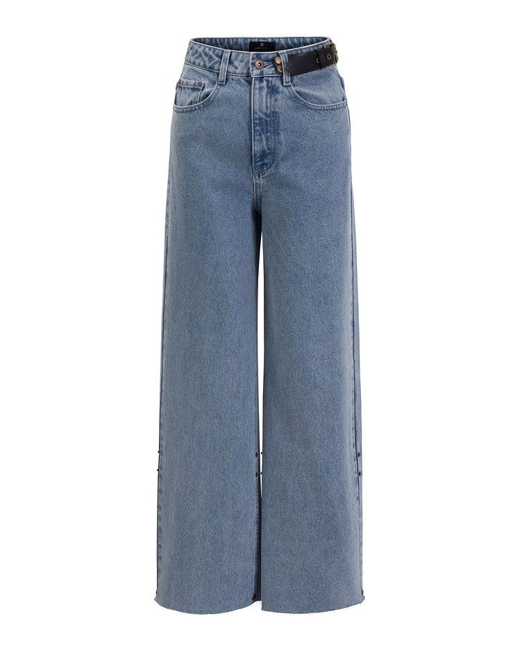 roll up two way jeans