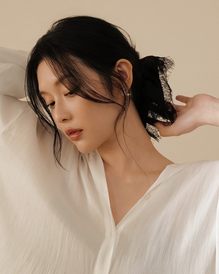 睫毛蕾絲大腸圈