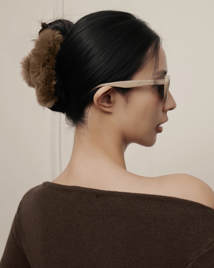 仿兔毛中型抓夾