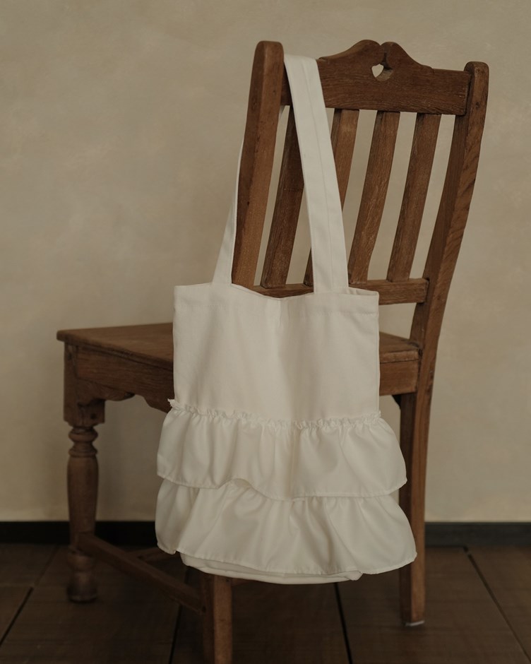 雙層荷葉帆布包