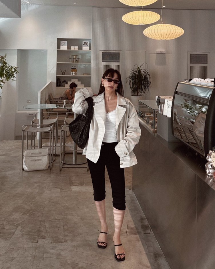 (預購11月中出貨)斜紋彈力capri七分長褲