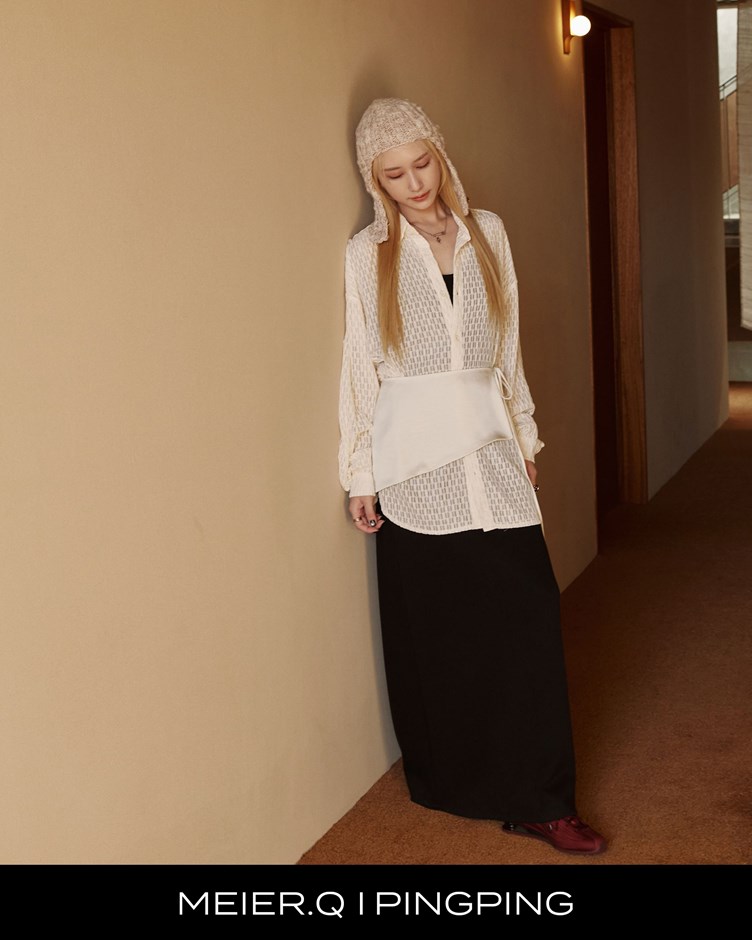 pingping-削肩美背BRA長洋裝