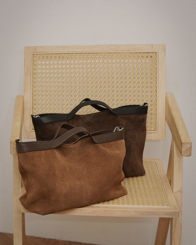 柔霧麂皮托特包