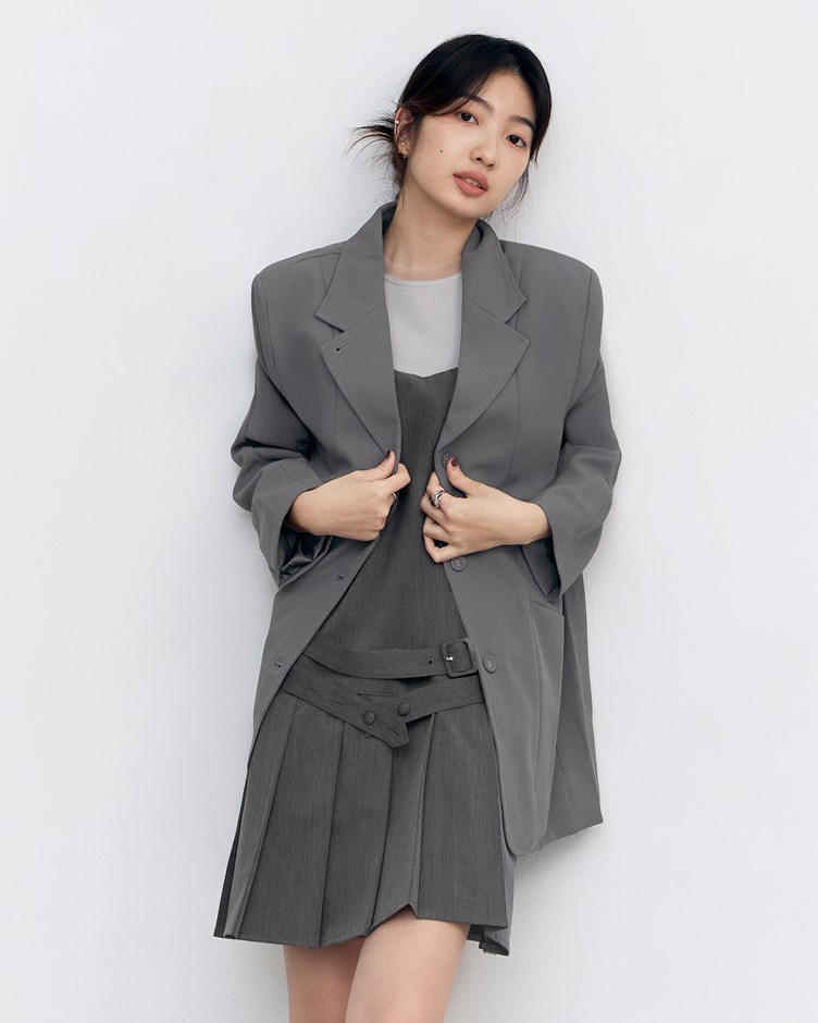 中性挺版西裝外套
