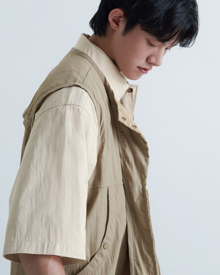 多口袋雙面穿背心