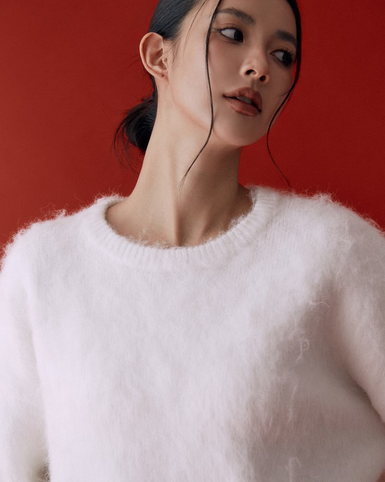 溫暖羊駝針織毛衣