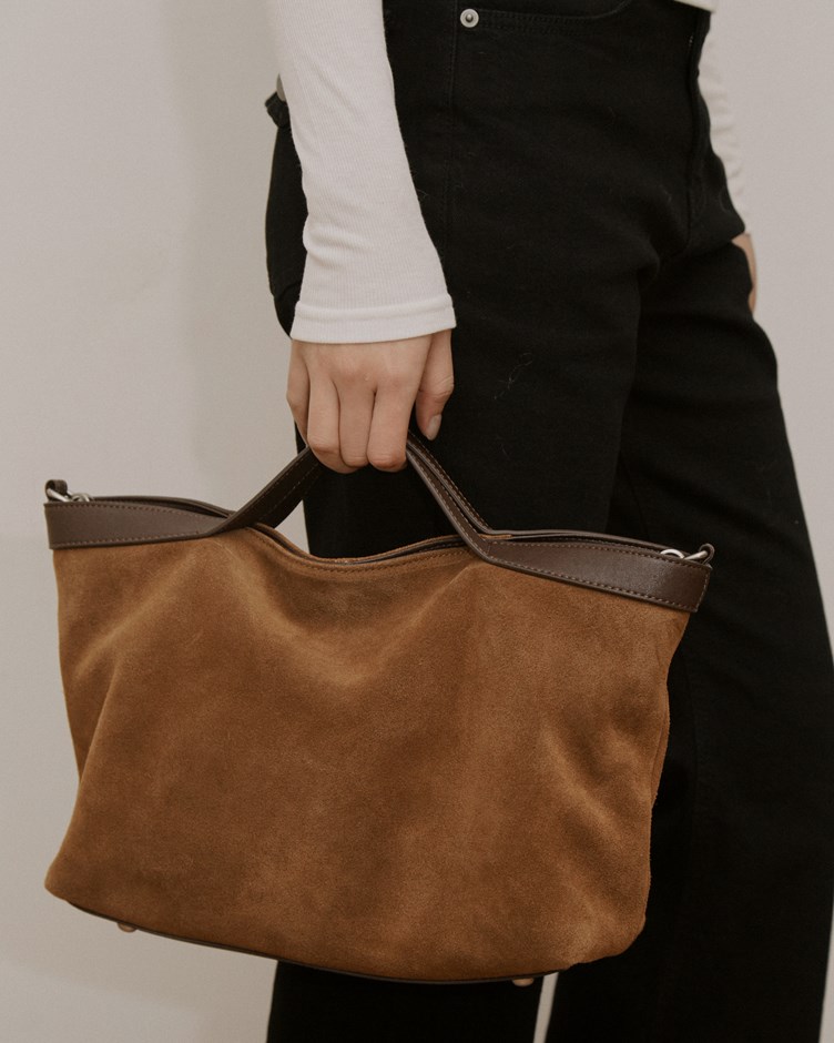 柔霧麂皮托特包